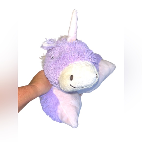 Original Pillow Pets Magical Unicorn purple pink medium plush - Picture 2 of 4